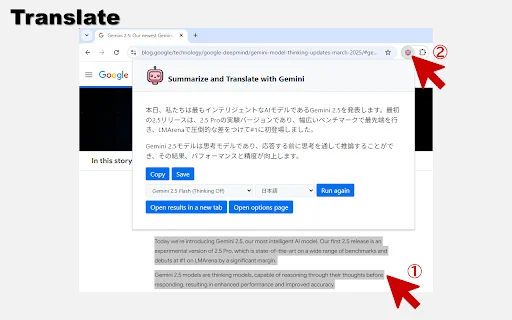 Summarize and Translate with Gemini: Resúmenes IA Rápidos - Screenshot 3