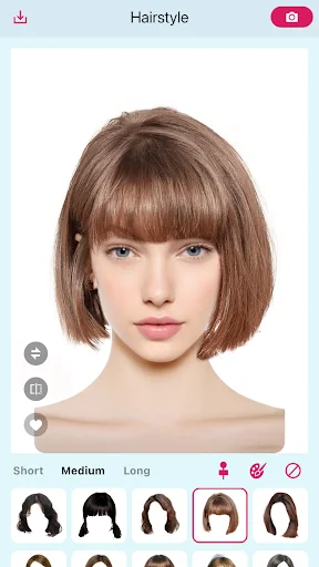 Hairstyle Try On: Cambia tu Look con IA – Descarga Gratis - Screenshot 7