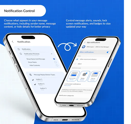 Descargar Messages: SMS y Chat Manager – SMS Seguro y Rápido - Screenshot 7