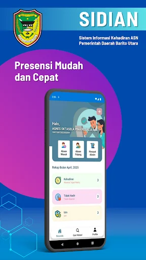Descargar SIDIAN BARUT APK – Sistema de Asistencia Digital Eficiente - Screenshot 1