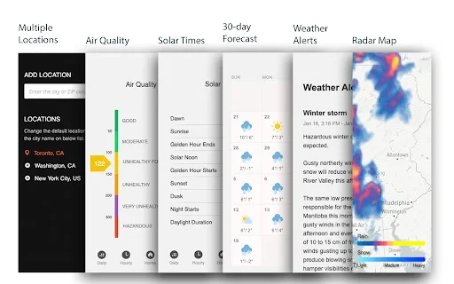 UV Weather: Pronóstico del tiempo en tiempo real y radar en vivo - Screenshot 4