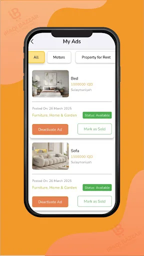 Descarga Iraqi Bazzar: Compra y Vende Fácilmente – App Gratuita - Screenshot 19