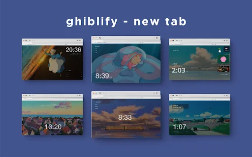 Ghiblify: Nueva pestaña con estética Studio Ghibli – Descargar - Screenshot 1